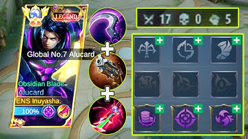 TOP GLOBAL ALUCARD 100% PERFECT BUILD & BROKEN EMBLEM SET IS HERE! | ALUCARD BEST BUILD 2023| ~ MLBB