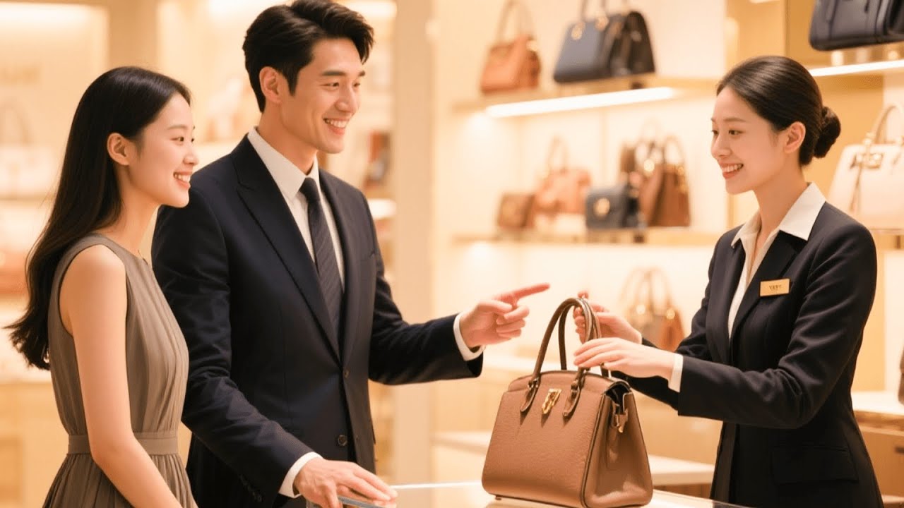 Девушка впервые помощник – президент сам ведёт её по магазинам!