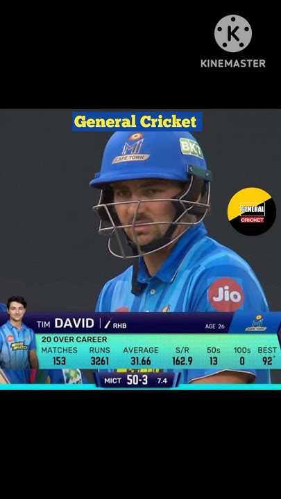 Tim David'S 83: The Darwin T20 Match That'S Breaking The Internet! - 5at16qk