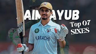 Top 7 Sixes Of Saim Ayub I Saim Ayub Batting I Sports News