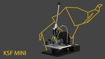 Hot Foil personalisation monogramming press from Metallic Elephant Ltd. Introducing our KSF Series1.