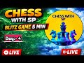 CHESS WITH SP is live! 5 min Blitz game ✨ l