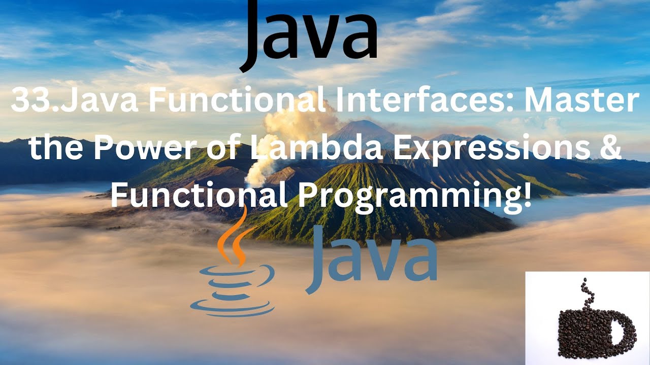 #33⚡ Java Functional Interfaces: Master the Power of Lambda Expressions & Functional Programming! 🚀