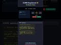 CORS Explained Simply (Visualized) 🚧 #javascript #backend #webdev