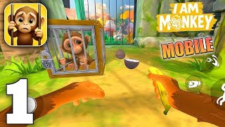  Helping my baby monkey 🐵iam monkey  Funny Monkey Simulator Game screenshot 4