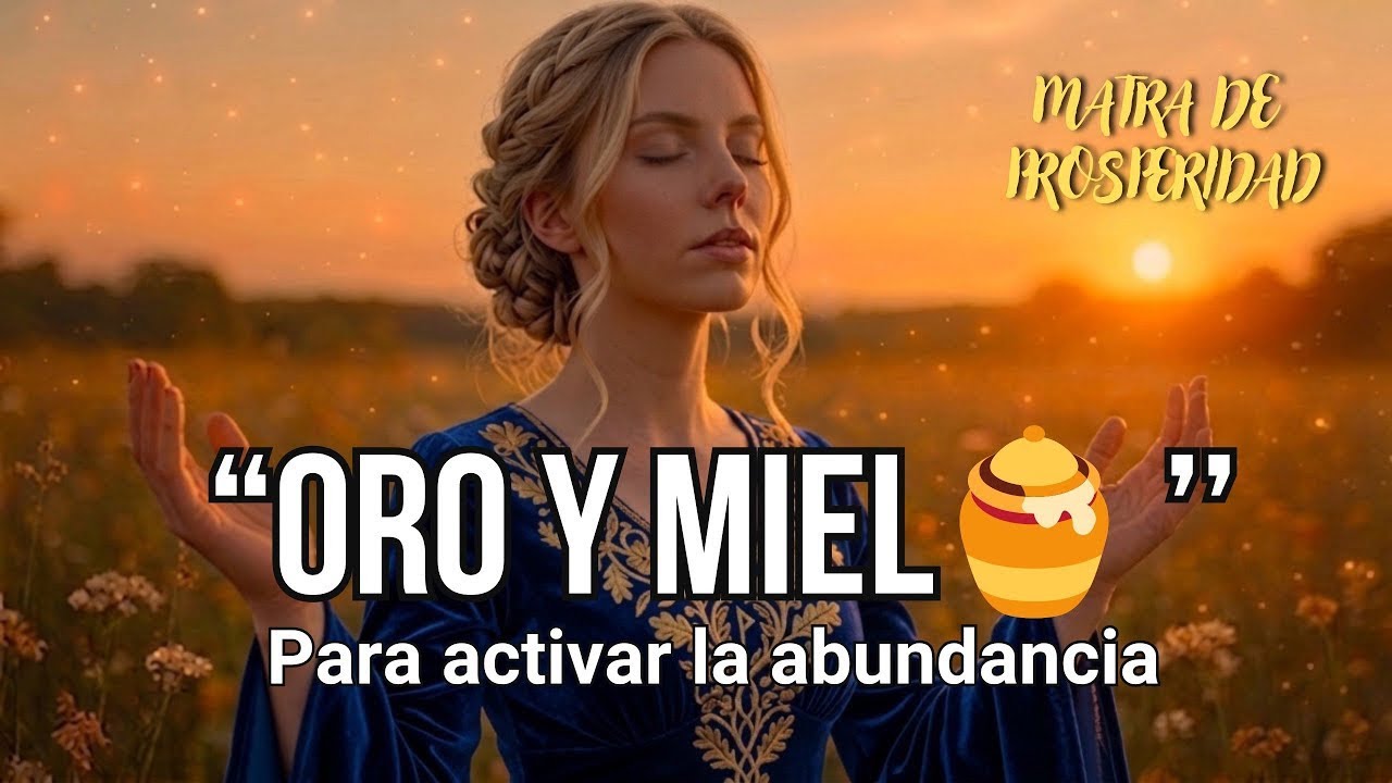 🌟 SOY ORO Y MIEL – 10 Minutos para Elevar tu Energía y Atraer ...