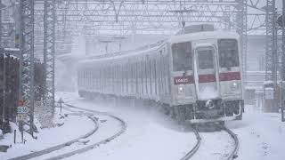 東武10000系10000型11605F 区間急行館林行 春日部出発【4K HDR】
