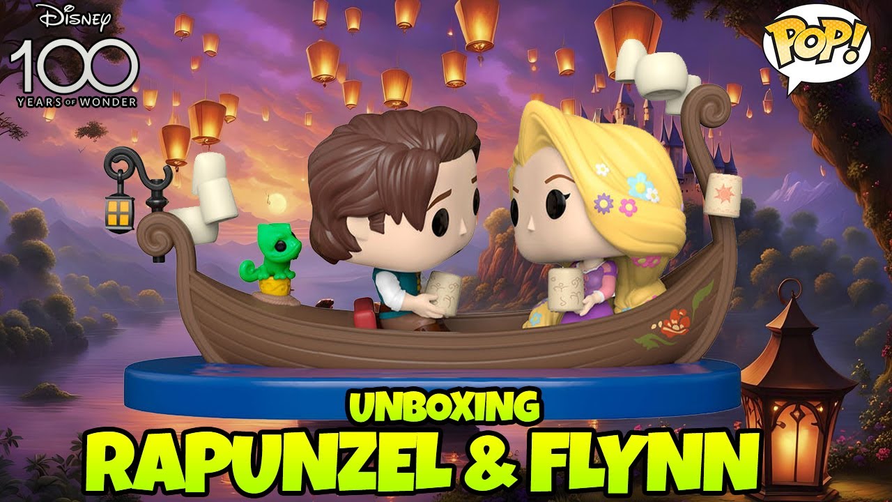 🏰¡¡PURA MAGIA DISNEY!!🏮🛶RAPUNZEL AND FLYNN FUNKO POP MOMENT 