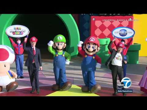 &rsquo;Super Nintendo World&rsquo; set to open at Universal Studios Hollywood in 2023; First in US l ABC7