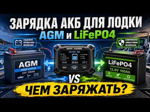Proper Boat Battery Charging: AGM, LiFePO4, DC/DC. From Shore Power and Outboard.