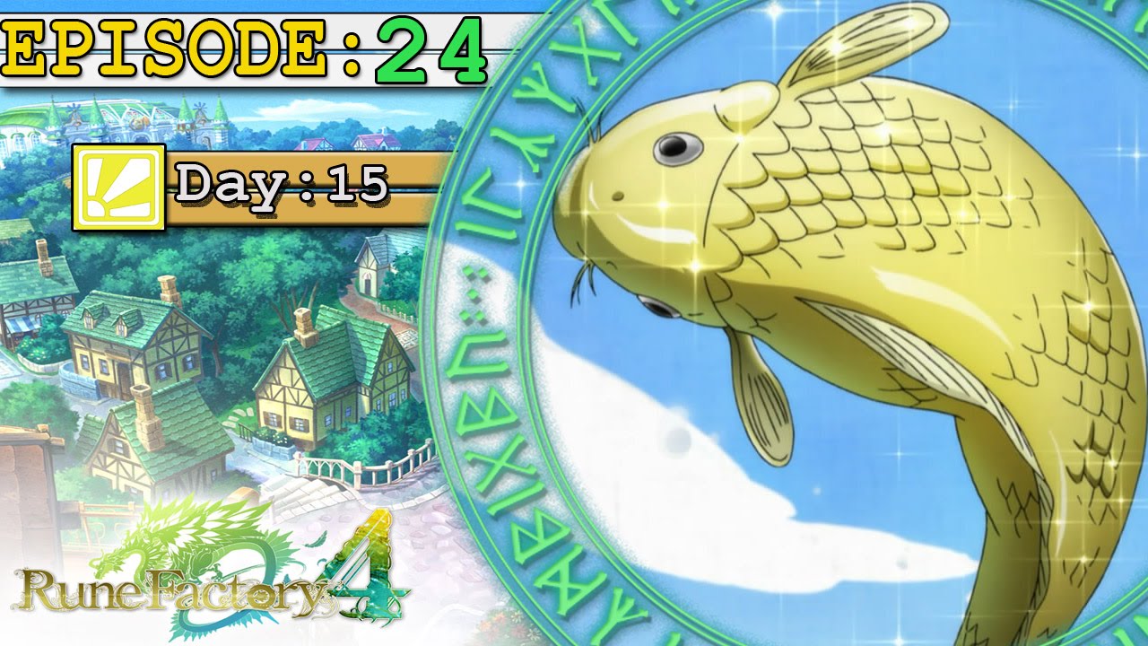 rune factory 4 walkthrough fishing guide