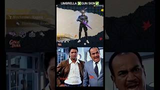 umbrella ❎ GUN skin✅ Iam making Free fire content 😎