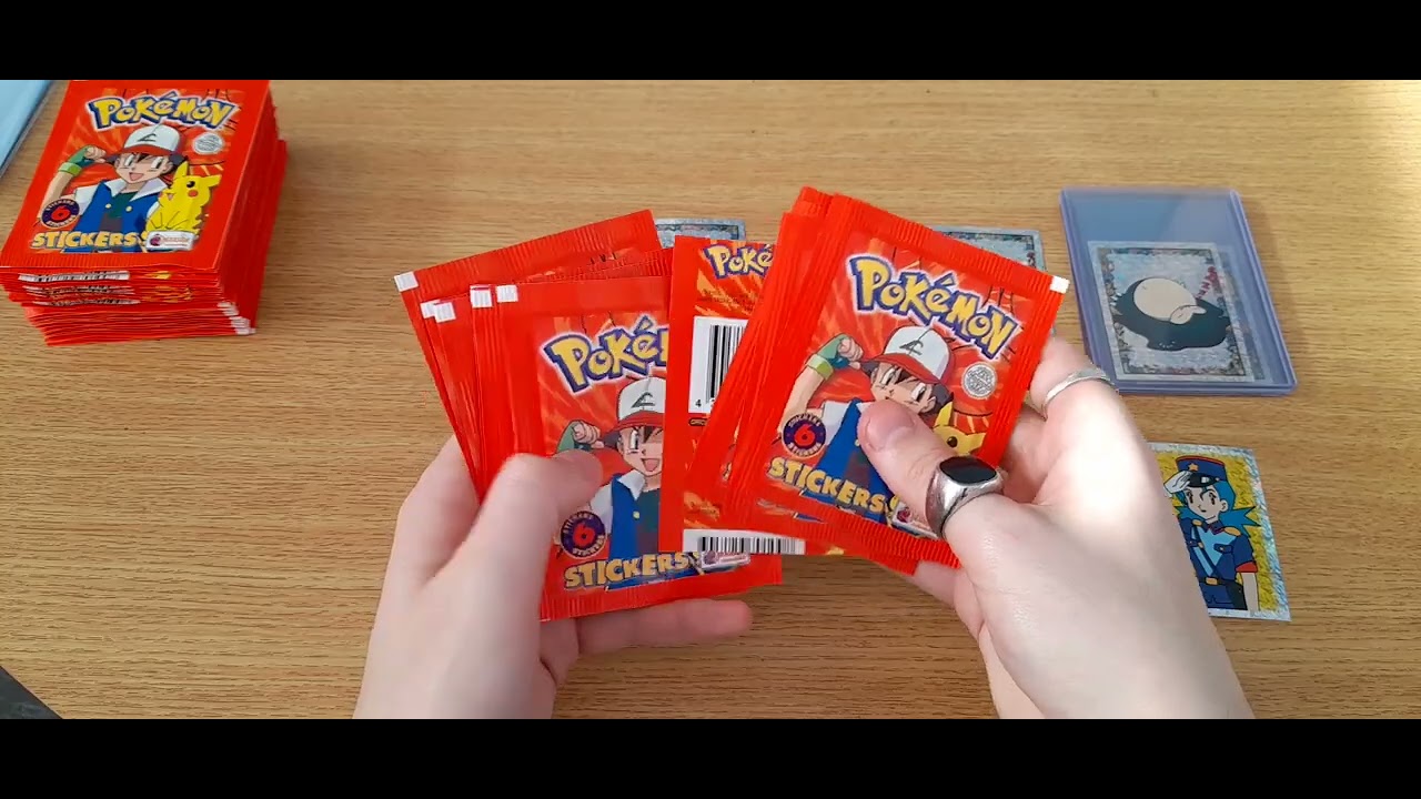 Pokemon Topps Merlin 1999 Stickers