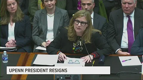 U. of Pennsylvania president resigns over antisemitism controversy