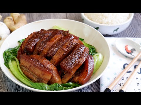 easy-&-delicious-rice-cooker-chinese-pork-belly-w/-taro-(yam)-客家芋头扣肉-chinese-hakka-pork-recipe