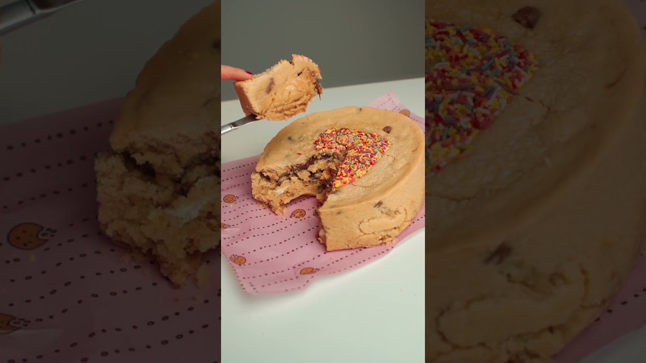 We Microwaved our giant cookie