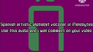 Spanish artistic alphabet vocoder in Melobytes