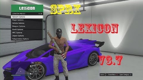 SPRX (modmenu) LEXICON 3.7 GTA V new update PS3 1.27/1.28 DEX BLES/BLUS