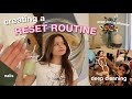 TRYING TO CREATE A RESET ROUTINE🫧deep cleaning, everything shower and more :)