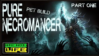 Grim Dawn - Pure Necromancer - Pet Build - Hardcore - Speed Levelling 1 to 40 - v1.1.9.1
