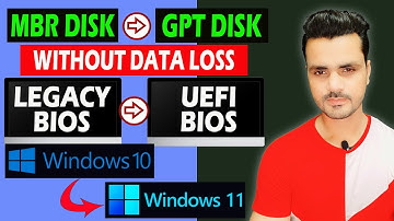 Convert From Legacy to UEFI | Convert MBR to GPT without data loss