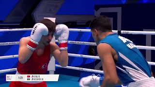 Boxing WC2023 63 5KG KANLI BILGE KAGAN TUR vs HASANOV MALIK AZE HL