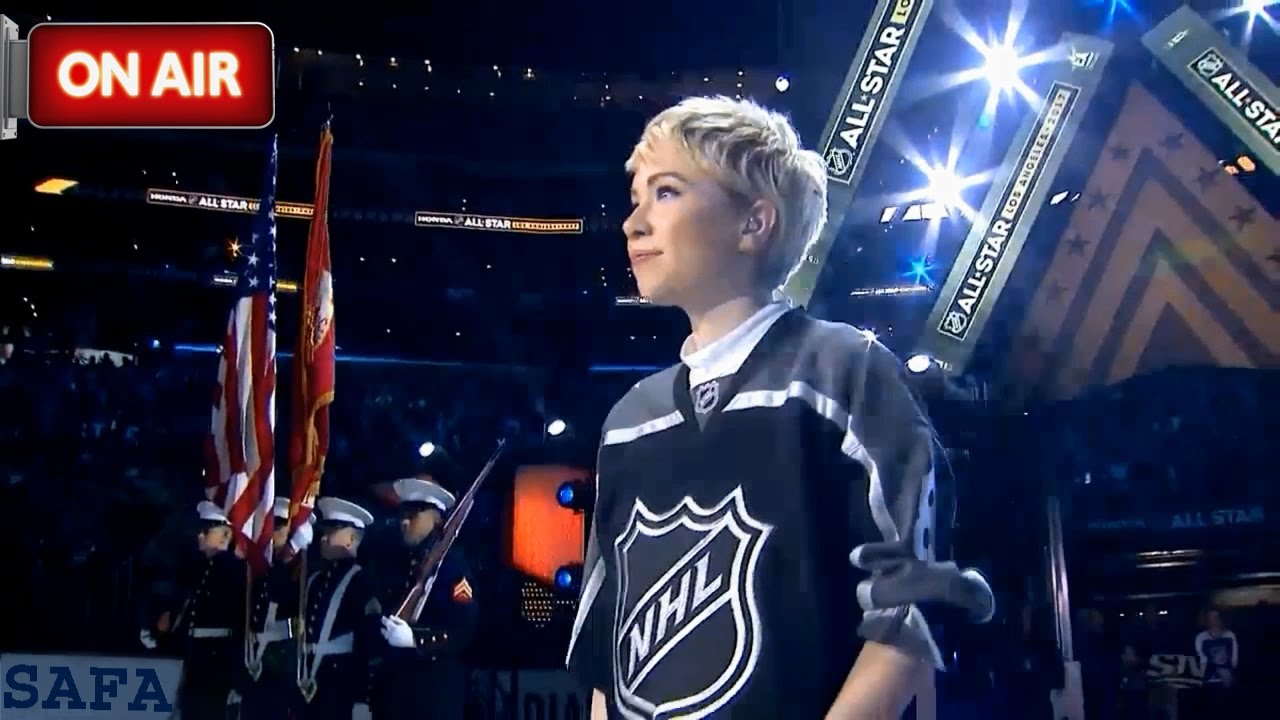 Carly Rae Jepsen O Canada Live At La Nhl All Star Game 2017 Youtube