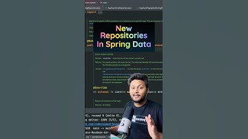 New Repos In Spring Data #coding #javadevelopment #programming #springboot #springdatajpa