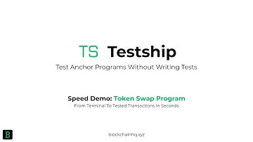 Testship - Speed Demo (Token Swap & New UI)