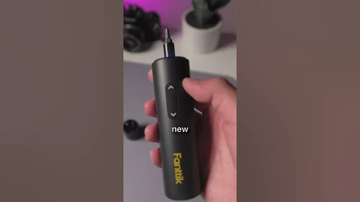 An impressive ultra-portable, minimalist electric #screwdriver, all in one place. #shorts #fanttik