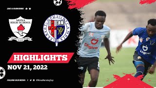 Mona High School Vs. Jamaica College Highlights 2022 Manning Cup Season Nov, 21 2022