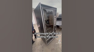 Just bought my first 2 vending machines!! #passiveincome #entrepreneur #vendingmachine #boss #save