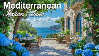 🎶 Soothing Mediterranean Dreams 🎶 Capri Golden Hour &amp; Chill Acoustic Guitar 4K