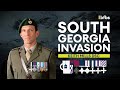 South georgia royal marines fight off an invasion  tea  medals