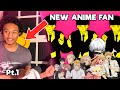 New anime fan reacts to anime openings for the first time part 1