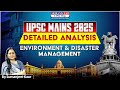 UPSC Mains Paper Analysis 2025 | GS-III Environment &amp; Disaster Management | SRIRAM's IAS UPSC Prep