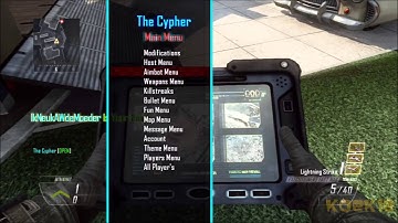 [PS3/BO2] 1.19 The Cypher GSC Mod Menu + Download
