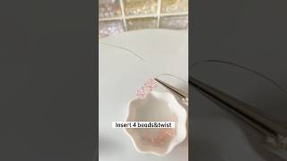 Tutorial Ring From Bicone Beads Diy Cincin Manik