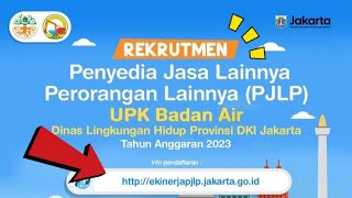 Lowongan Kerja Dinas Lingkungan Hidup Provinsi DKI Jakarta tahun 2022