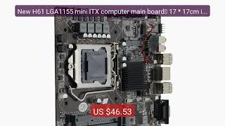 New H61 Lga1155 Mini Itx Computer Main Board 17 17Cm Ind... Top Pick 2026 Unbeatable Price