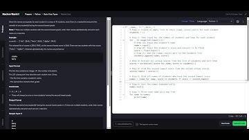🔥 Best Python Practice on HackerRank 💻 | Python Basic Data Types & Nested Lists Explained 🐍