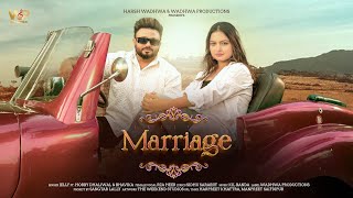 Marriage - Jelly | Hobby Dhaliwal & Bhavika | Harsh Wadhwa | Latest Punjabi Songs 2024