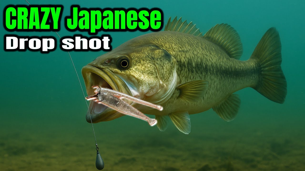 The CRAZIEST Japanese Dropshot Rig I’ve EVER Used Slays Bass