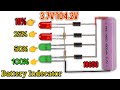 how to make lithium battery charging indicator Battery Voltage Indicator 3.7V To 4.2V | NO ic