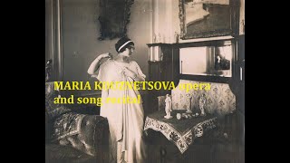 Maria Kouznetsova Opera And Song Recital