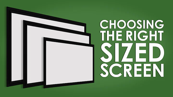 ✅ Choosing The Right Sized Projection Screen - DayDayNews