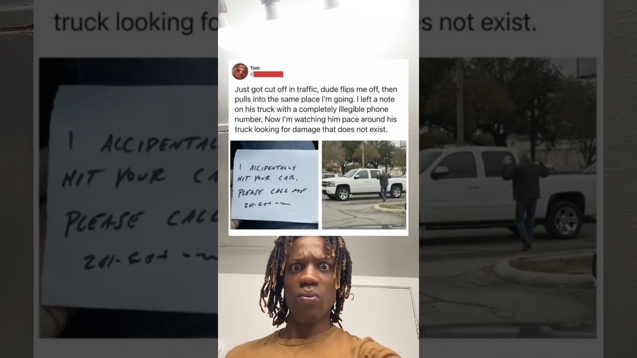 Just got cut off in traffic, dude flips me off, then pulls into the same place I'm going.