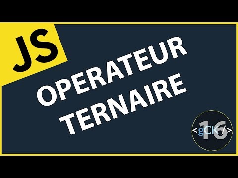 [16/??] Comment utiliser l'opérateur ternaire | Javascript & ES6/7/8 pour débutants 2019