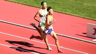 2015ユース陸上男子 800ｍ 予選2組 20151017