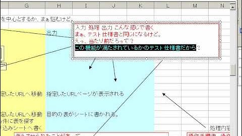 昔の動画です参考程度に.. VBA IE 表の取り込み 詳細設計書 テスト仕様書 2009/03/16